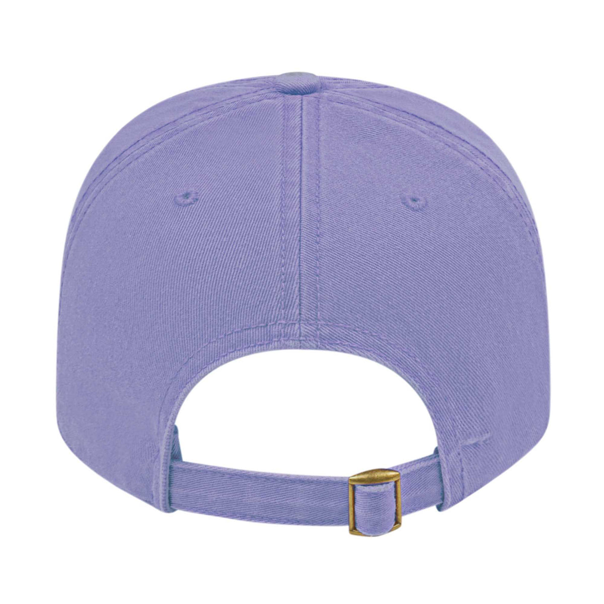 Cap America Relaxed Washed Chino Golf Cap Embroidery - Lavender - Back