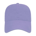 Cap America Relaxed Washed Chino Golf Cap Embroidery - Lavender - Front 2