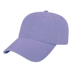 Cap America Relaxed Washed Chino Golf Cap Embroidery - Lavender - Front