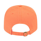 Cap America Relaxed Washed Chino Golf Cap Embroidery - Melon - Back