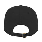 Cap America Relaxed Washed Chino Golf Cap Embroidery - White/Black - Back