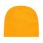 Cap America Rib Knit Beanie Embroidery - Athletic Gold - Photo 2