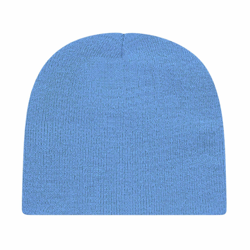 Cap America Rib Knit Beanie Embroidery - Carolina Blue - Photo 2