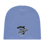 Cap America Rib Knit Beanie Embroidery - Carolina Blue - Photo