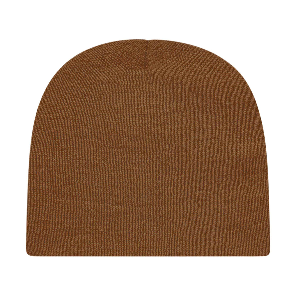 Cap America Rib Knit Beanie Embroidery - Cider - Photo