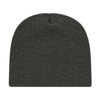 Cap America Rib Knit Beanie Embroidery - Dark Heather - Photo 2