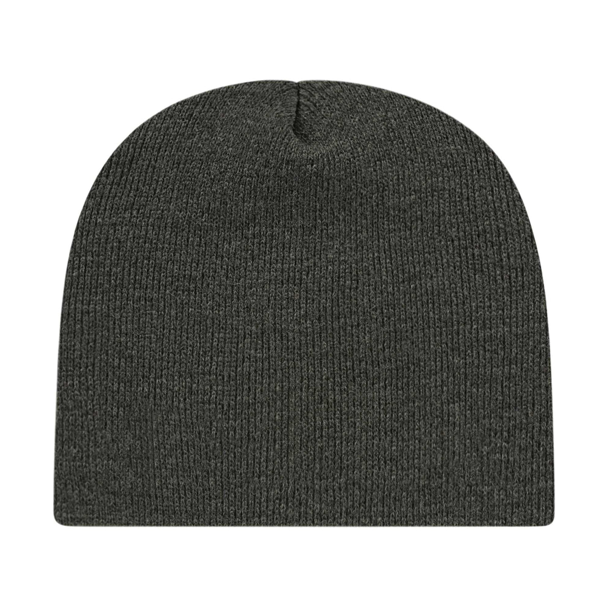 Cap America Rib Knit Beanie Embroidery - Dark Heather - Photo 2
