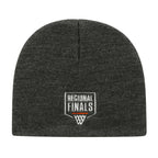 Cap America Rib Knit Beanie Embroidery - Dark Heather - Photo