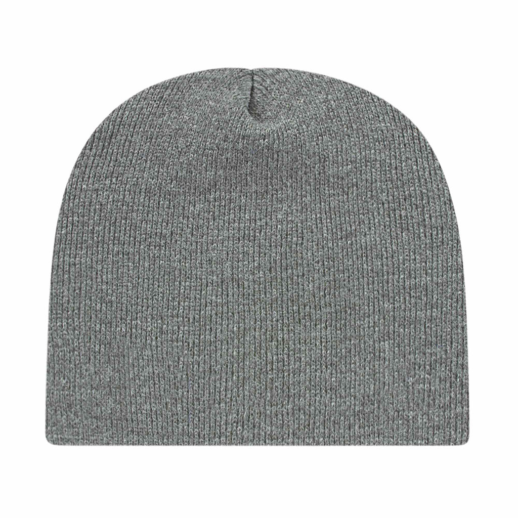 Cap America Rib Knit Beanie Embroidery - Heather - Photo 2