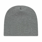 Cap America Rib Knit Beanie Embroidery - Heather - Photo 2