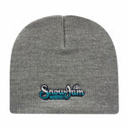 Cap America Rib Knit Beanie Embroidery - Heather - Photo