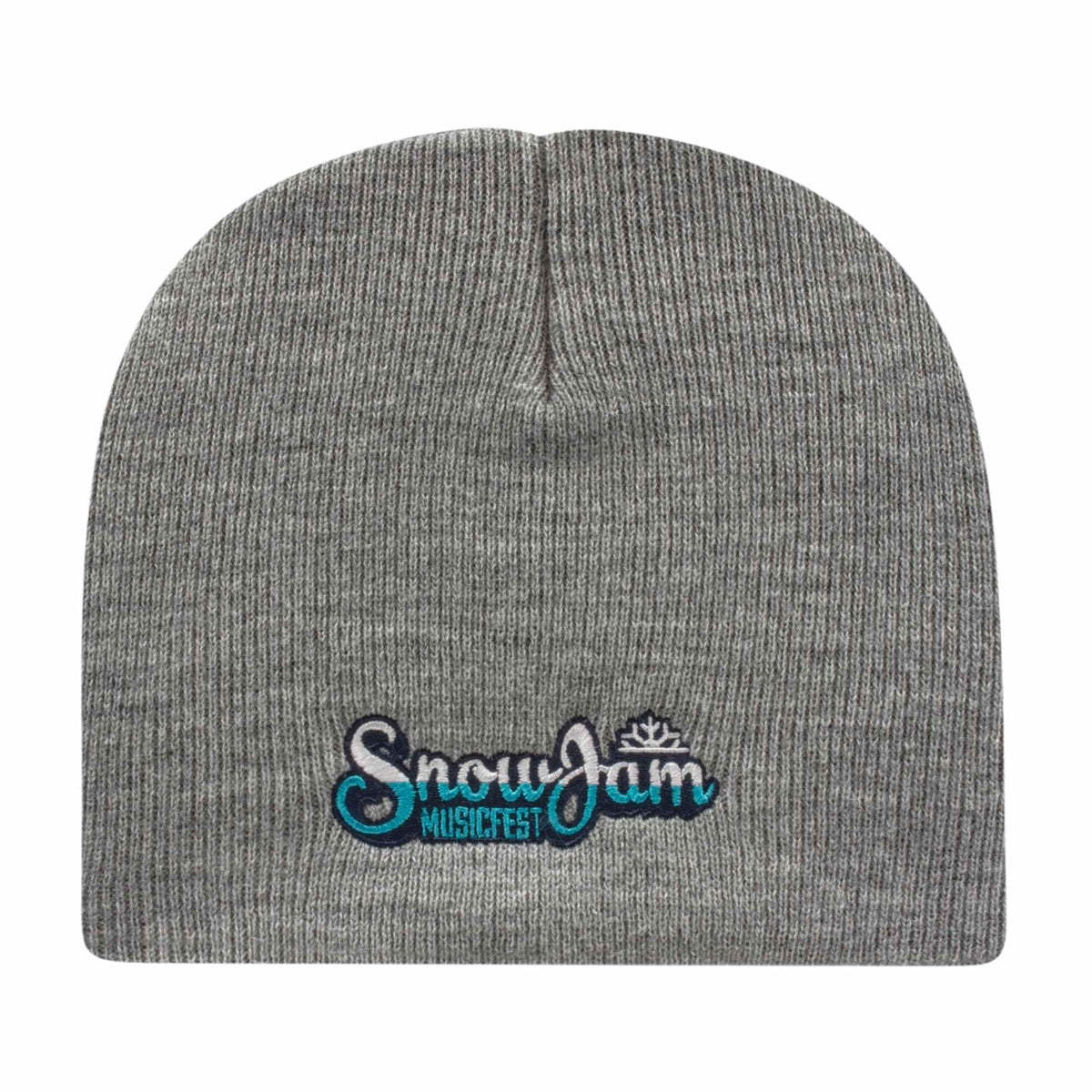 Cap America Rib Knit Beanie Embroidery - Heather - Photo