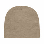 Cap America Rib Knit Beanie Embroidery - Khaki - Photo
