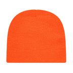 Cap America Rib Knit Beanie Embroidery - Neon Blaze - Photo