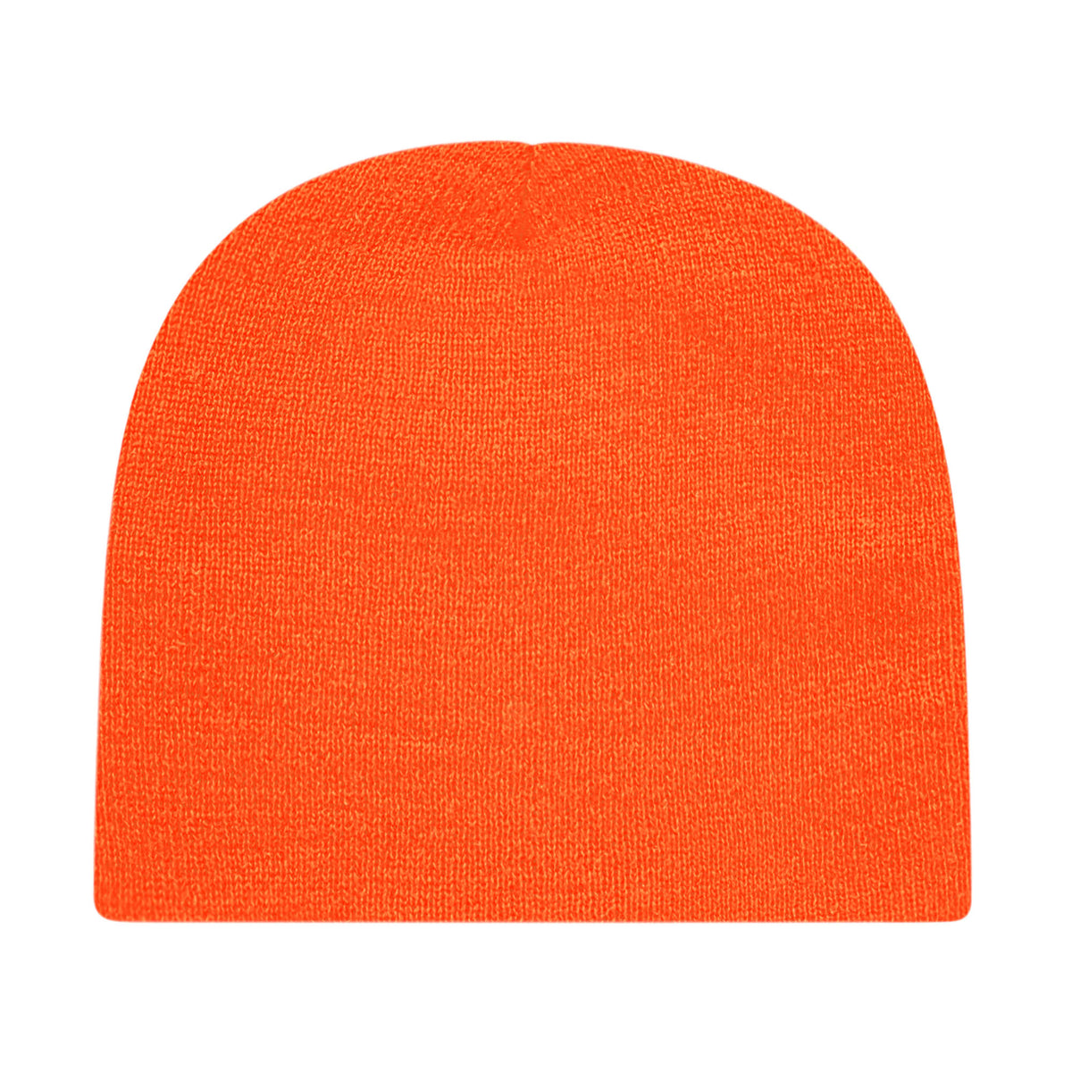 Cap America Rib Knit Beanie Embroidery - Neon Blaze - Photo