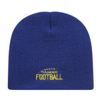 Cap America Rib Knit Beanie Embroidery - Royal - Photo
