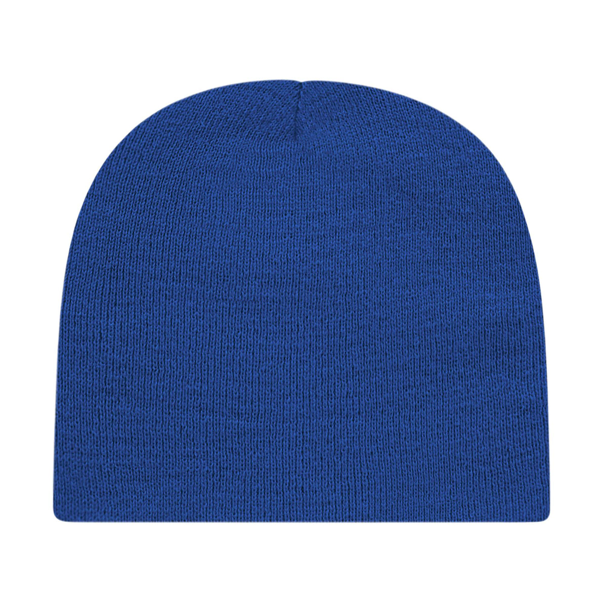 Cap America Rib Knit Beanie Embroidery - Sesame Blue - Photo