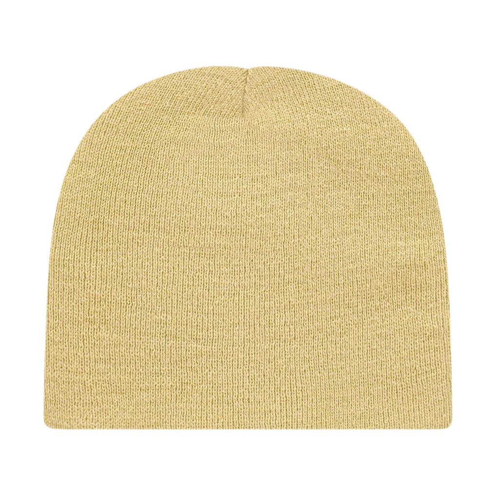 Cap America Rib Knit Beanie Embroidery - Vegas Gold - Photo 2