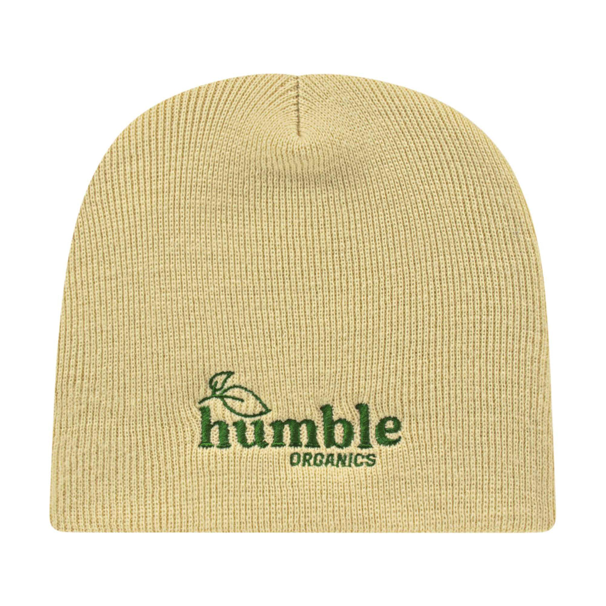 Cap America Rib Knit Beanie Embroidery - Vegas Gold - Photo