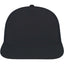 Cap America Seven Panel Trucker Cap Embroidery - Black/Black - Front