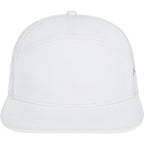 Cap America Seven Panel Trucker Cap Embroidery - White - Front