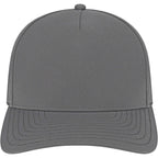 Cap America Water Resistant Perforated Stretch Cap Embroidery - Charcoal - Front
