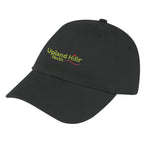 Cap in Brushed Cotton Twill - Black - Embroidery