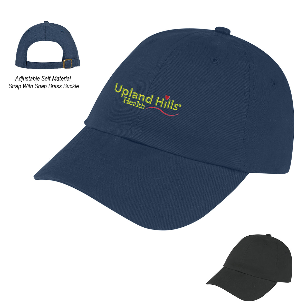 Cap in Brushed Cotton Twill