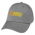Cap in Washed Cotton - Gray - Embroidery