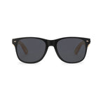 CapeShades Recycled Sunglasses with Bamboo Accents, Black Frame - Black - View 2