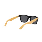 CapeShades Recycled Sunglasses with Bamboo Accents, Black Frame - Black - View 4