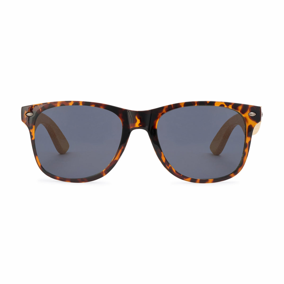 CapeShades Recycled Sunglasses with Bamboo Accents, Tortoise Frame - Black - View 3