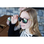 CapeShades Recycled Sunglasses with Bamboo Accents, Tortoise Frame - Black - View 6