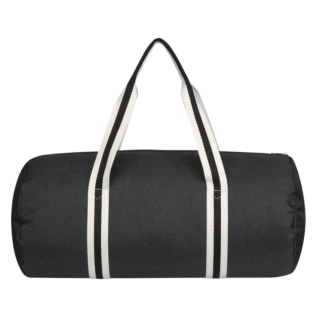 Capetown Duffel Bag, Heathered Embroidery - Black - Back