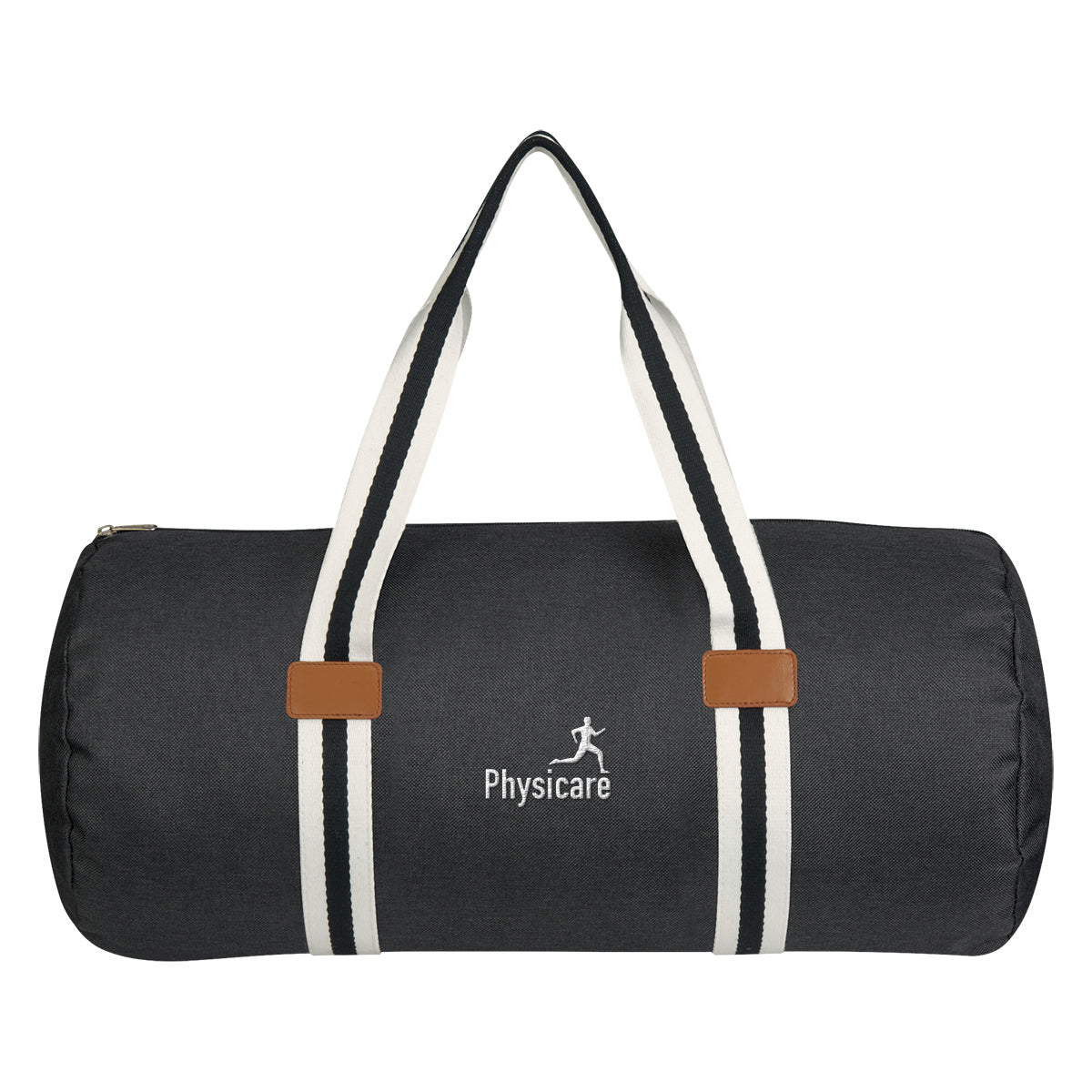 Capetown Duffel Bag, Heathered Embroidery - Black - Embroidery
