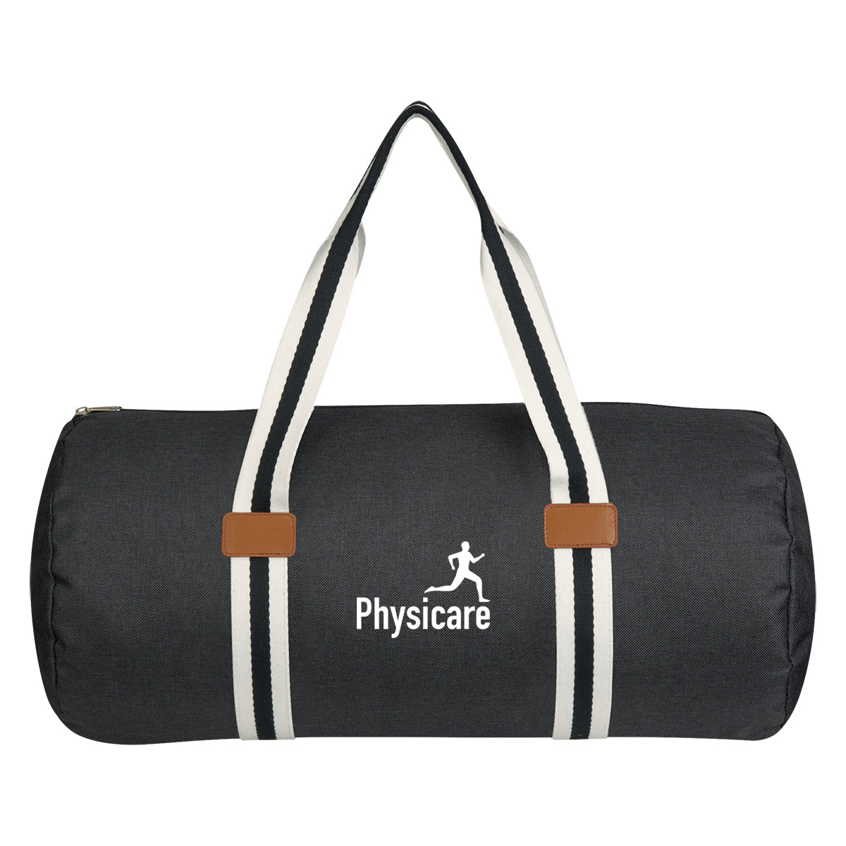 Capetown Duffel Bag, Heathered Embroidery - Black - Silk Screen