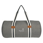 Capetown Duffel Bag, Heathered Embroidery - Gray - Embroidery