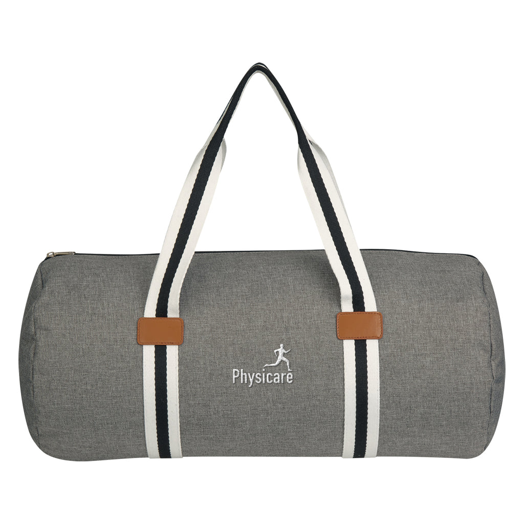 Capetown Duffel Bag, Heathered - Gray - Embroidery