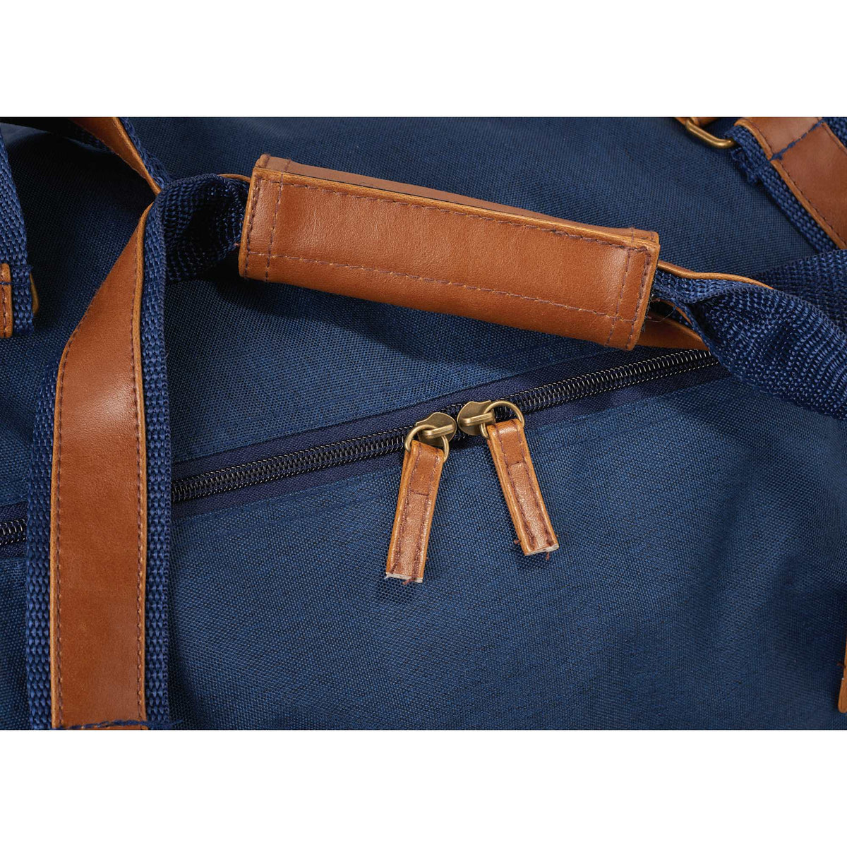 Capitol Duffel Bag with Shoe Pocket, 20 Inches Embroidery - Navy - Photo 5
