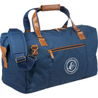 Capitol Duffel Bag with Shoe Pocket, 20 Inches Embroidery - Navy - Photo
