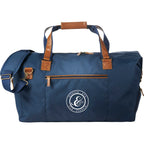 Capitol Duffel Bag with Shoe Pocket, 20 Inches Transfer - Navy - Front