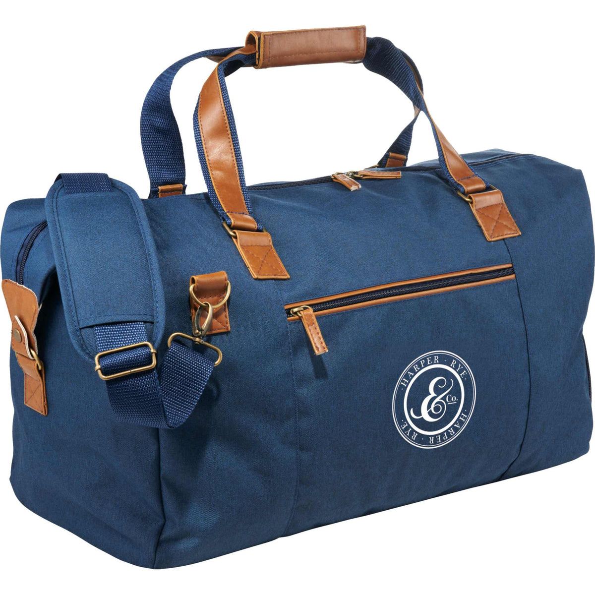 Capitol Duffel Bag with Shoe Pocket, 20 Inches Transfer - Navy - Photo