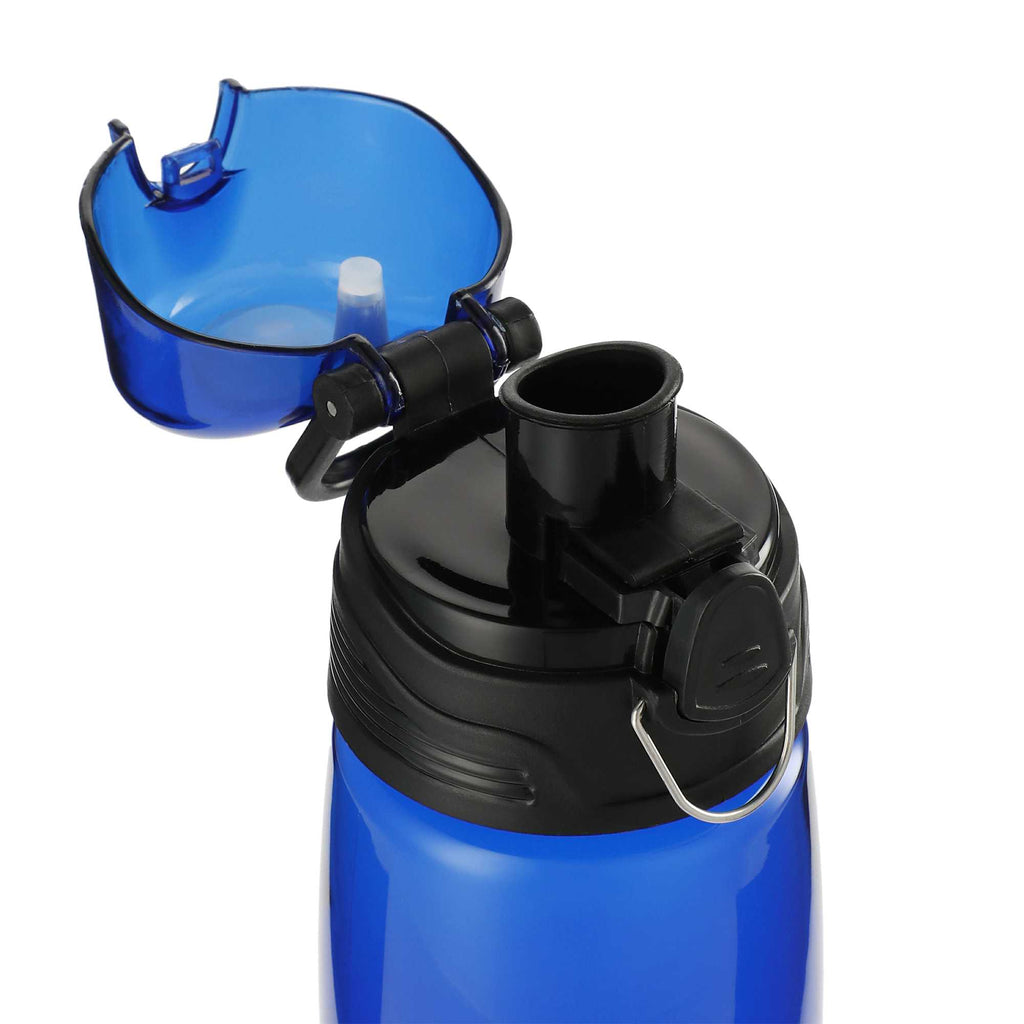 Capri Tritan Sports Bottle with Push-Button Lid, 25 oz - Transparent Blue - Photo 2
