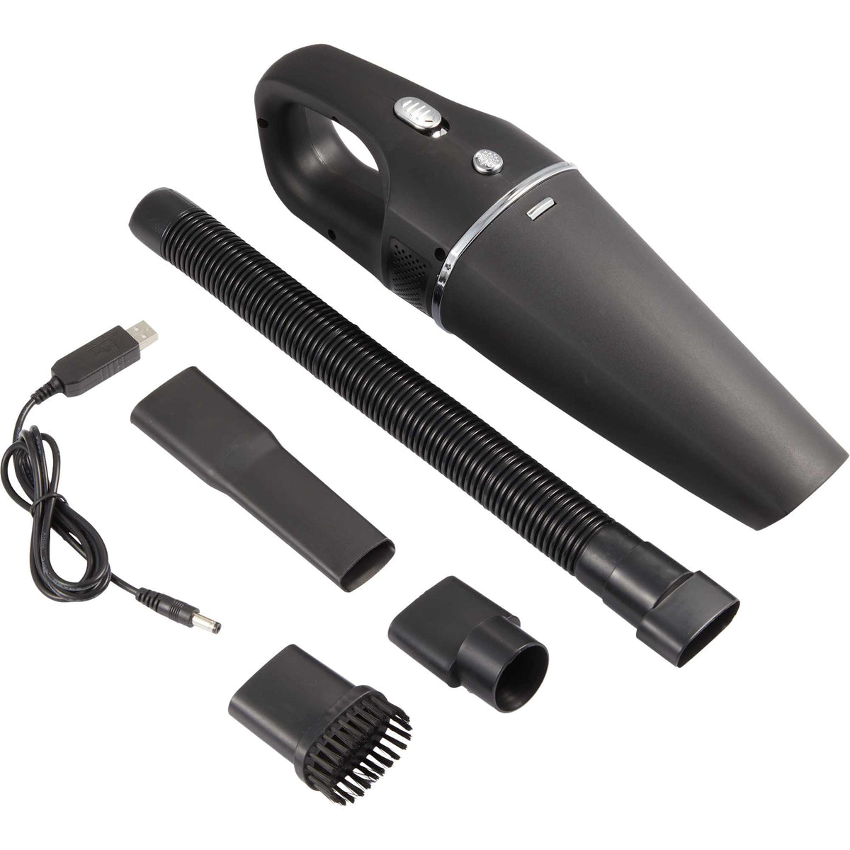 Car Detailing Kit with Cordless Vacuum, 18 Pieces Transfer - Black - Detail