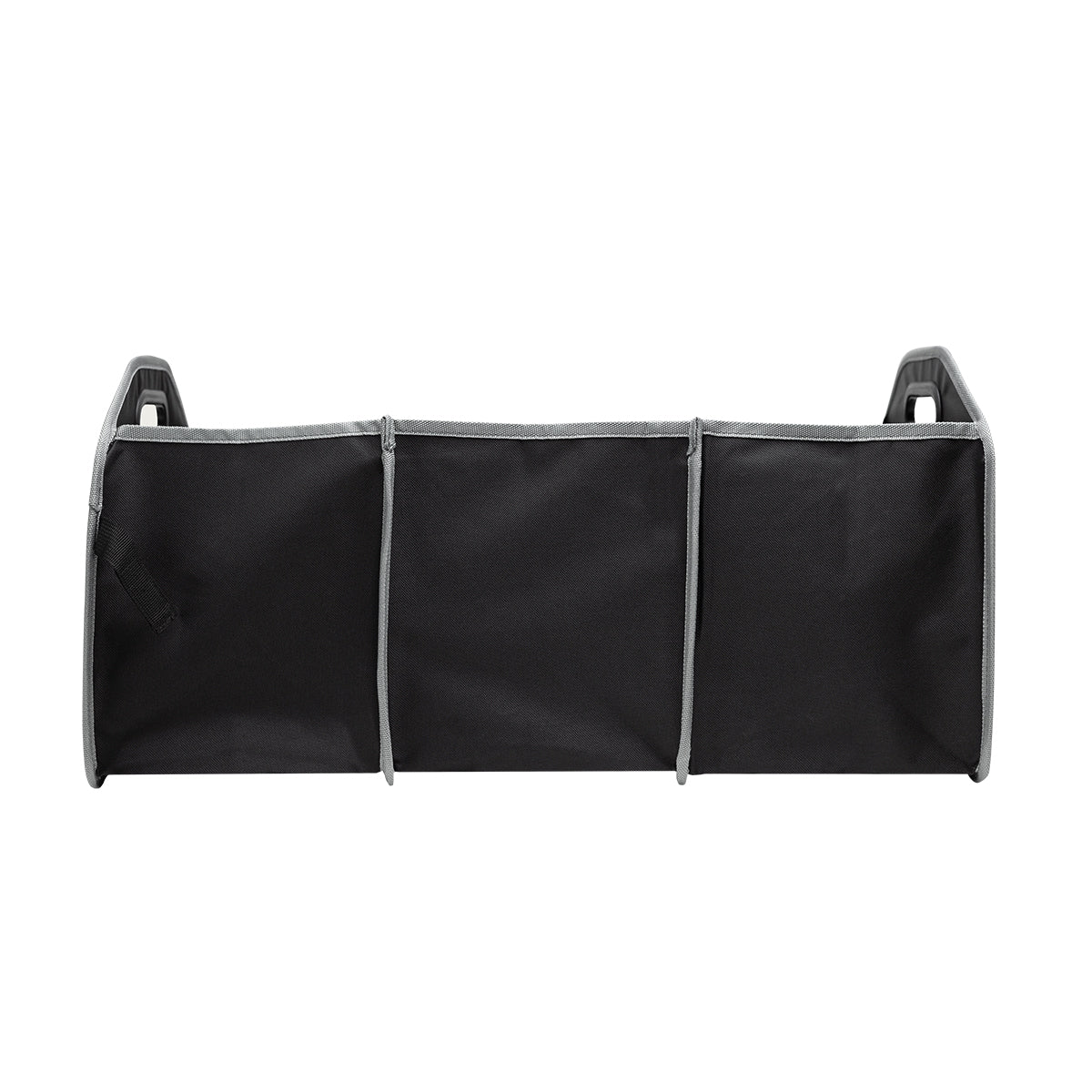 Car Trunk Organizer with Cooler Bag - Black with Gray - Side