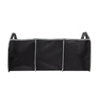 Car Trunk Organizer with Cooler Bag - Black with Gray - Side