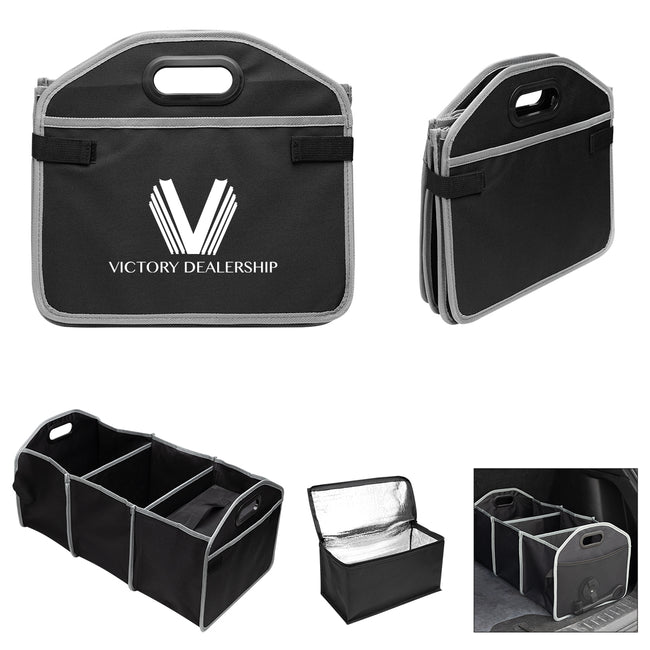 Car Trunk Organizer with Cooler Bag