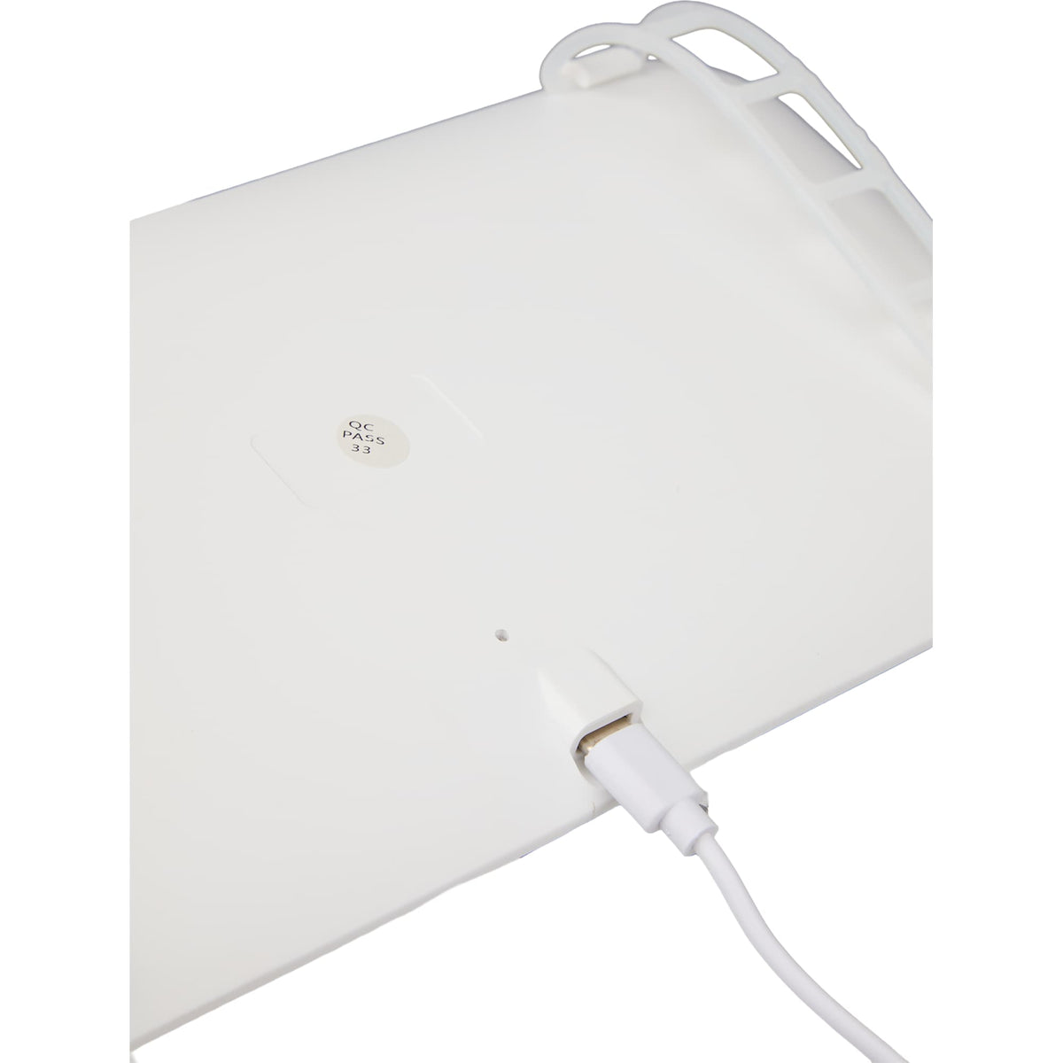 Car Visor Vanity Mirror with LED Lights - White - Back 2