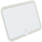 Car Visor Vanity Mirror with LED Lights - White - Right Angle