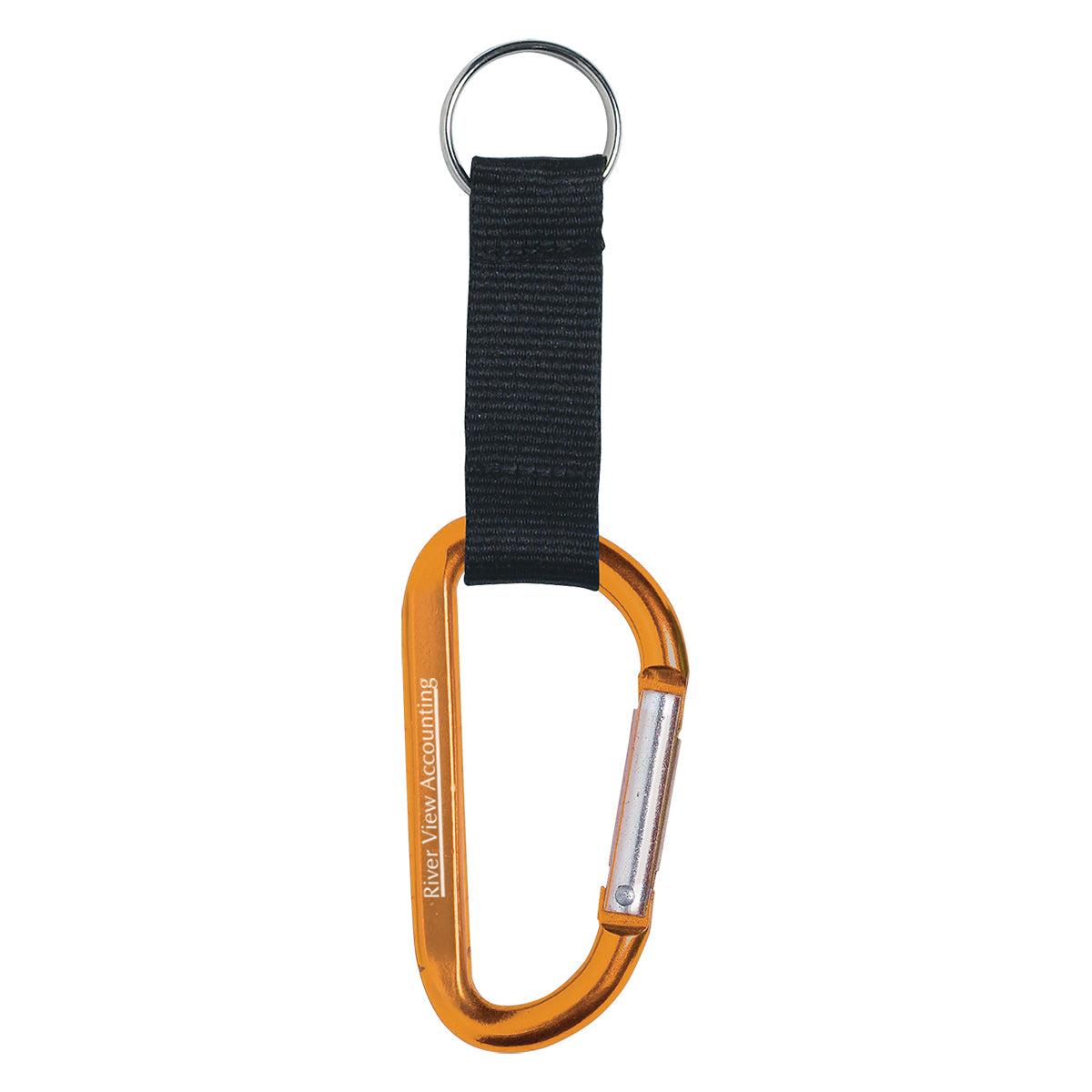 Carabiner, 8mm - Gold - Laser